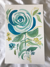 Load image into Gallery viewer, Bright Blue Rose
