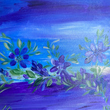 Load image into Gallery viewer, Purple Underwater Garden # 2- Original artwork signed by artist
