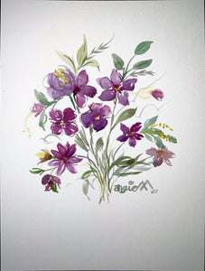 Wild purple bouquet