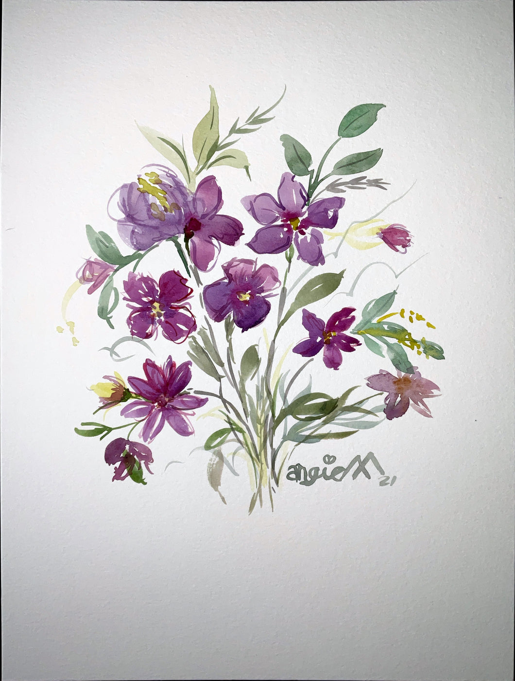 Wild purple bouquet